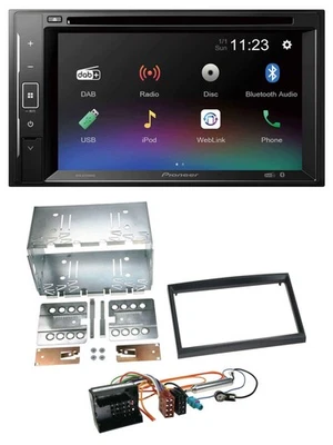 Pioneer Bluetooth MP3 USB 2DIN DAB DVD Autoradio für Peugeot Expert 207 307 Part - Bild 1 von 4