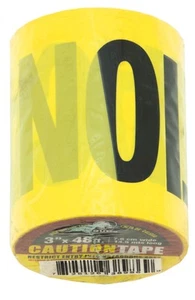 Yellow Caution Tape 3" X 48' - Picture 1 of 1