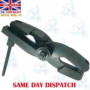 8-1/4" Knurling Tool Holder Scissor Type Clamp Type Capacity 1-1/2" - 4-1/2" - Picture 1 of 4