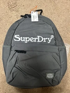 Mens Superdry Montana Backpack Grey NEW - Picture 1 of 11