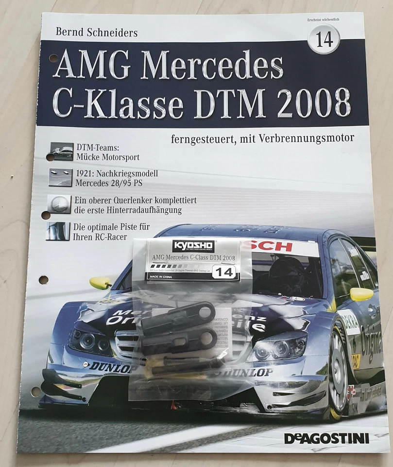 AMG Mercedes C-Klasse DTM 2008 Nitro Verbr. Modellauto 1:8 Ausgabe 14 - Bild 1 von 1