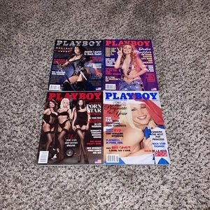 4 Vintage Playboy Magazines 2002 Jan-March + June - Picture 1 of 5