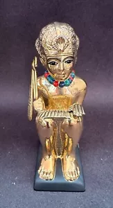 Vintage Franklin Mint King Tut hockende Schätze des Königs Tutanchamun Figur - Bild 1 von 6