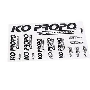 Calcomanía negra KO Propo America - KOP88801 - Imagen 1 de 1