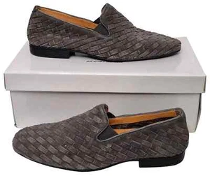 KURT GEIGER London Mens Lovely Oliver Loafer Grey Suede Slip On Shoes - Picture 1 of 8