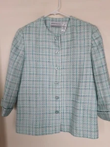 Giacca tweed Alfred Dunner taglia 6P - Foto 1 di 4