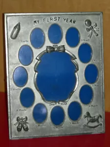 My First Year Vintage Picture Frame - Picture 1 of 9