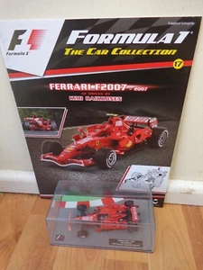 1/43 F1 FORMULA 1 CAR COLLECTION - 2007 FERRARI F2007 KIMI RAIKKONEN CAR #17 - Picture 1 of 2