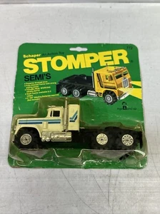 Schaper Stomper Semi Truck Mack Super Liner White New On Card Moc 10 Wheel Drive - Picture 1 of 10
