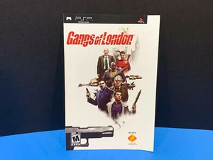 PSP Gangs of London Sony Case Art Only VERY GOOD  - Imagen 1 de 2
