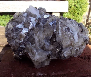 schöner Muskovit Glimmer in Quarz XXL 2,58kg Schweden - Bild 1 von 22