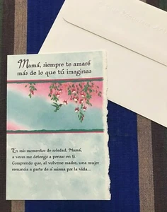 Tarjeta de felicitación española del Día de la Madre-Mama Siempre Te Amare(A32) - Picture 1 of 5