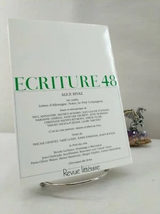 Ecriture 48, Alice Rivaz, Automne 1996 - Picture 1 of 6