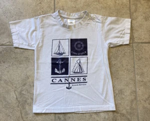 Cannes French Riviera Youth T-Shirt/Tee Size Youth 5/6 - Picture 1 of 4
