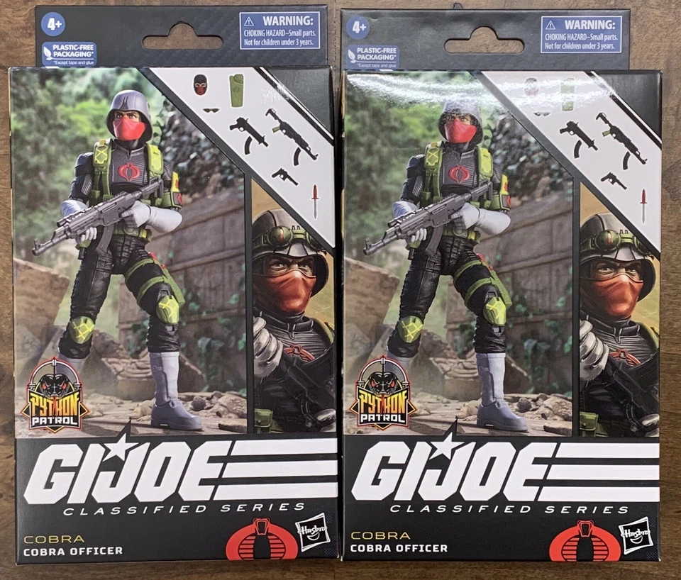 PYTHON PATROL COBRA OFFICER #97 HASBRO G.I. JOE CLASSIFIED SERIES LOOSE FIGURE