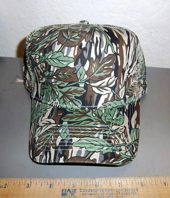 Новый листья камуфляж стиль напечатано бейсбольная шляпа с крючком n петля закрытия, охотничья шляпа - Изображение 1 из 3