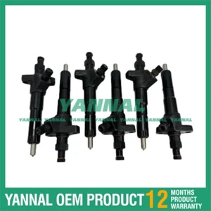 6X ME440071 Fuel Injector For Mitsubishi 6D16 Hidromek HMK 300 LC excavator - Picture 1 of 6