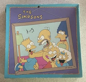 Vintage 1990 Milton Bradley The Simpsons "Family Photo" 250 Pieces Jigsaw Puzzle - Picture 1 of 3