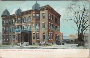 Beacon NY - HOTEL HOLLAND ON MAIN STREET - Postal Fishkill Landing - Imagen 1 de 2