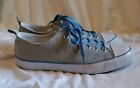 Free Choice By Elis Women's Low Top Sneakers  Size 11 Heather Ash / Blue Strings