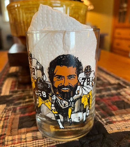 STEELERS 50 SEASONS 1982 MCDONALD'S COLLECTOR GLASS LAMBERT HARRIS WHITE & MORE Cover