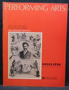 Rosalinda (Ritchard, Fenn, Conried) - L.A. Music Center - 1968 - Imagen 1 de 4