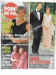 Revue POINT DE VUE n° 2567 magazine de Ocotbre 1997 Bon Etat sophie rhys jones - Picture 1 of 1