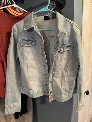 Chaqueta de mezclilla para mujer Ny Jeans talla L #0082 Foto 1 de 4