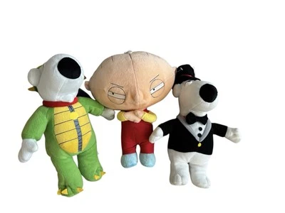 Juego de (3). Peluche Family Guy 2009 nuevo Foto 1 de 4