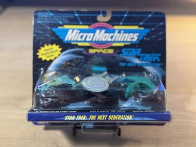 Micro Machines Star Trek: The Next Generation Enterprise/Klingon/Romulan Foto 1 de 4