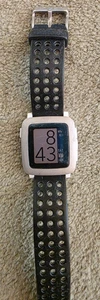 Pebble Time Smartwatch - White with spare new band - Picture 1 of 5