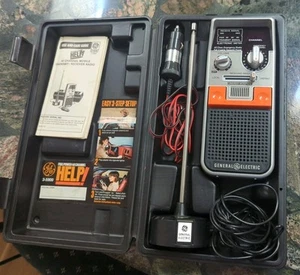 Vintage GE HELP! Kit~Full Power 40 Channel 2 Way CB Radio~Emergency Radio~Tested - Zdjęcie 1 z 10
