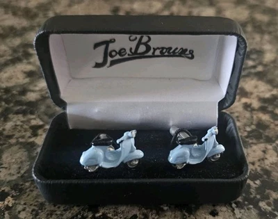 Gemelos Scooter Joe Browns Azul con Caja de Presentación Nuevos Foto 1 de 4