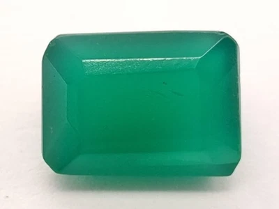 Piedra preciosa suelta de ónix corte esmeralda natural de 6,95 quilates con certificación EGL Foto 1 de 4