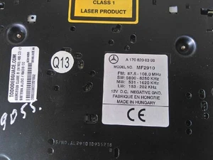 A1708200386 audio system cd radio for MERCEDES CLASE M ML 400 CDI 1999 221552 - Picture 1 of 17