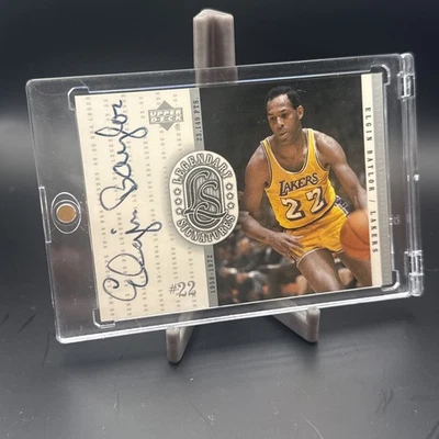 2000 Upper Deck Century Legendary Signatures #EB Elgin Baylor ¡En tarjeta automática! Foto 1 de 4