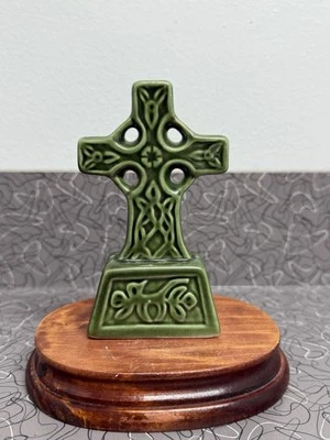 Knock Pottery爱尔兰凯尔特十字雕像爱尔兰制造 — 第 1/4 张图片