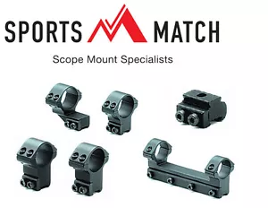 Sportsmatch UK Scope Mounts From 1" to 34mm  - Picture 1 of 26