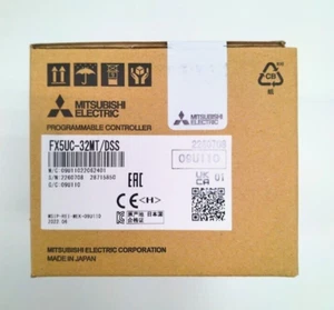 New Mitsubishi FX5UC-32MT/DSS MELSEC iQ-F FX5UC Series PLC CPU Unit sequencer JP - Picture 1 of 2