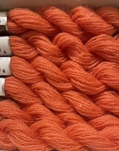 DMC Wool Embroidery Floss Broder Medicis Dark Coral 8129 27.3yd Skein Box Of 6 - Picture 1 of 6