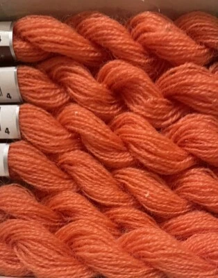 DMC Wool Embroidery Floss Broder Medicis Dark Coral 8129 27.3yd Skein Box Of 6 - Image 1 of 4
