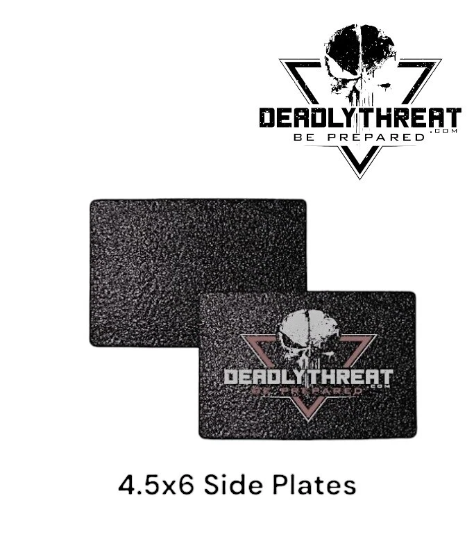 Crossfire Level III Armor Side Plates Pair - Curved 4.5x6 Side Plates