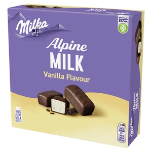 MILKA ALPINE MILK Vanilla Flavor Chocolate Candies Marshmallows Souffle 350g - Picture 1 of 3