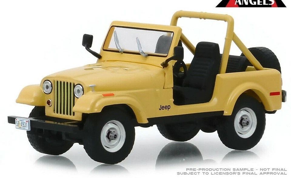 Jeep Cj-5 1980 Charlie S Angels 1/43 Diecast Greenlight Julie Roger Wrangler