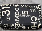 Auth Chanel By Sea Line Makeup Pouch Cosmetic Pouch Black White Color Coco Mark