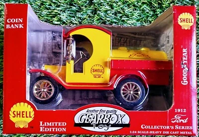 Gearbox 1912 Ford Shell Oil Tanker Locking Bank 1:24 Limited Edition  - Image 1 of 4