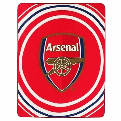 Giant Arsenal FC Football Crest Fleece Blanket/Sofa Throw (125cm x 150cm) - Image 1 of 2