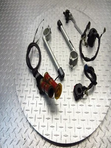 2002 02 03 Yamaha YZFR1 R1 MANILLAR INTERRUPTORES PERCHA EMPUÑADURAS YOSHIMURA LOTE CABLES - Imagen 1 de 10