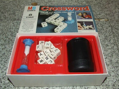 MB Games Crossword 1+ Players Complete Boxed VGC Family Game 1970s 8 to Adult - Image 1 of 4
