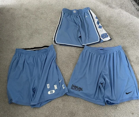 Nike & Jordan North Carolina Tar Heels game shorts sz 2XL Michael Jordan UNC Cover